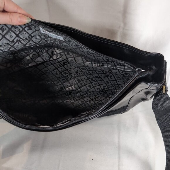 Olympic Museum Collection Mexico 68 1968 Faux Leather Bag Satchel Black NEW NWT - Picture 13 of 16